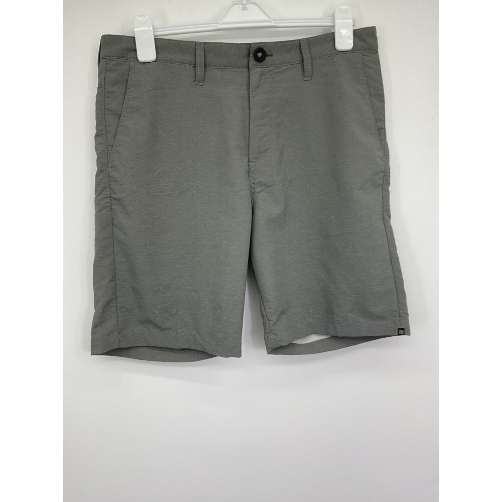 Billabong Adventure Division Mens Shorts Size 34 Gray Polyester Blend Made In Ch